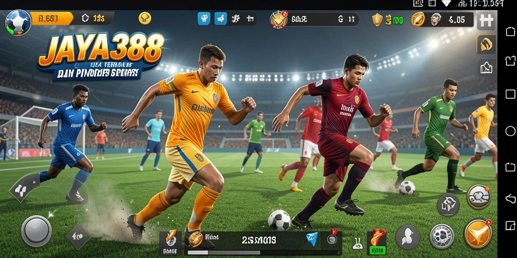 Screenshot JAYA388 yang menunjukkan aksi seru di lapangan olahraga.