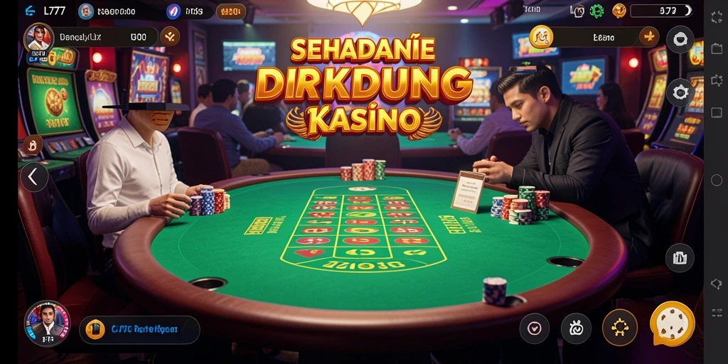 Screenshot L777 menampilkan gameplay menarik dalam suasana Kasino.