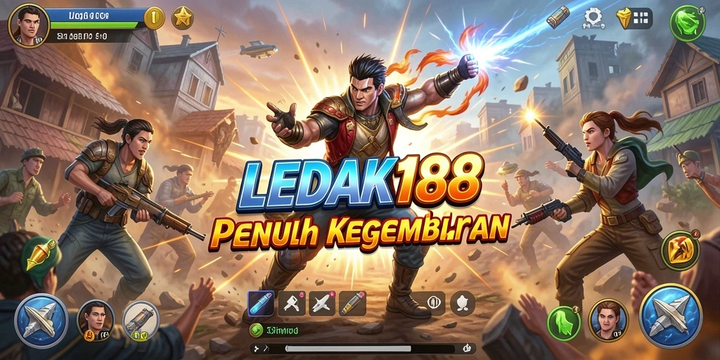 Tangkapan layar gameplay LEDAK188 menampilkan aksi seru dan grafis yang menakjubkan.