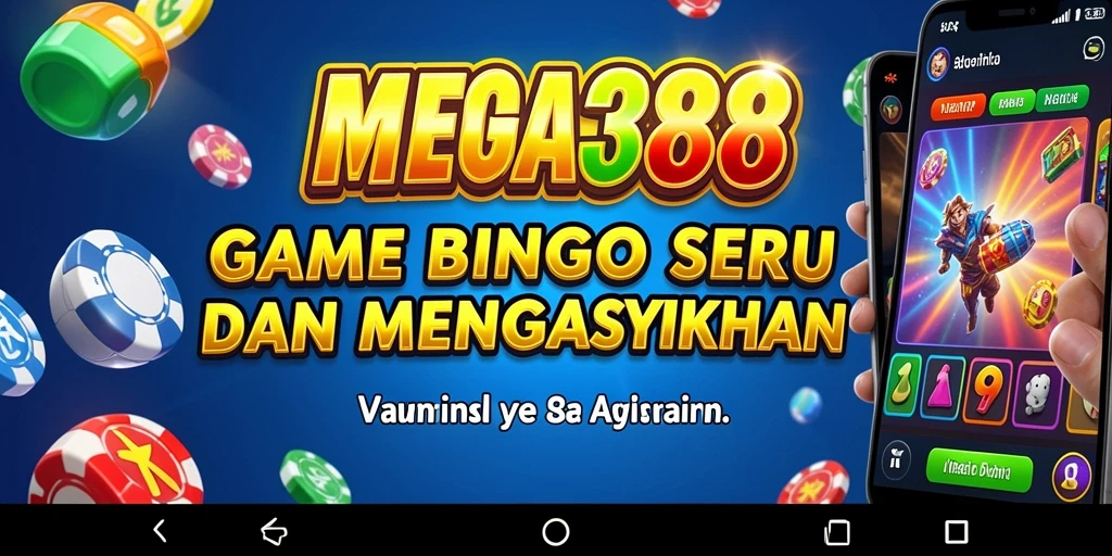 Screenshot utama MEGA388 menampilkan gameplay seru Bingo.