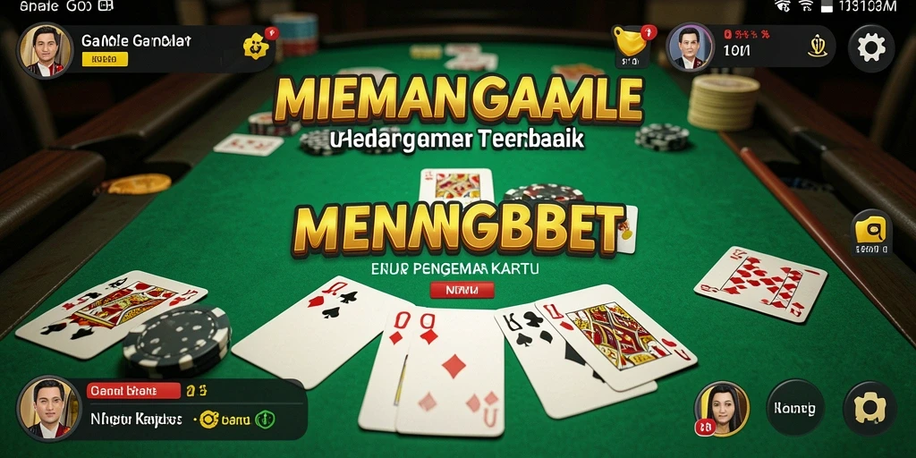 Tampilan gameplay Gaple yang seru dan interaktif.