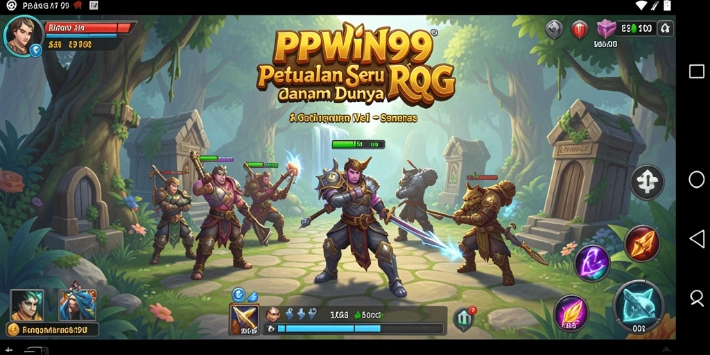 Tampilan gameplay RPG yang menakjubkan di PPWIN99.